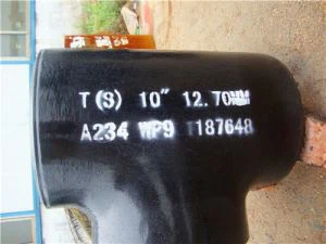 Legirano jeklo ASTM A 234  WP 5 / WP 9 / WP 11 / WP 12 / WP 22 / WP 9 1 BW Tee