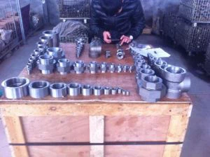 UNS N06625 2. 4856  Kovana vtičnica z navojem Priključek za vijake Nipple Boss